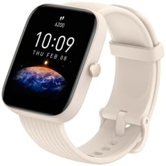 AMAZFIT - Reloj Inteligente Bip 3 Pro Cream