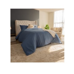 AMARE HOME - Duvet cover Cobalto Queen- Colección Pastello