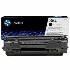 HP - Tóner 36A Negro Impresoras Laserjet M1120 MFP M1522 P1505 Original