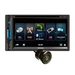 AIWA - Radio Carro DVD Carplay Android Auto Pantalla Bluetooth AW-7081L