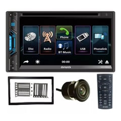 AIWA - Radio Carro DVD Carplay Android Auto Pantalla Bluetooth Aiwa AW-7081L