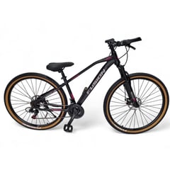 FUSION - Bicicleta Kosmos Rin 29 acero 24 vel Negro/Rosado