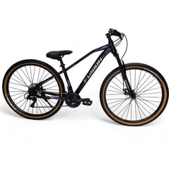 FUSION - Bicicleta Kosmos Rin 29 acero 24 vel Negro/Morado