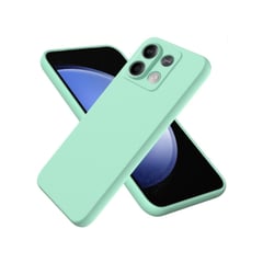 GENERICO - Funda Protectora Silicone Case Para Xiaomi Redmi Note 13 4G Verde Menta