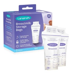 LANSINOH - Bolsas Recolectoras Lactancia Leche Materna 100unid