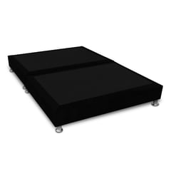 MAGIC CLASS - BASE CAMA SOMMIER DIVIDIDA 200x200 MICROFIBRA NEGRO