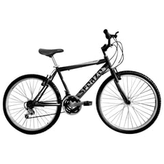 SFORZO - Bicicleta Rin 26 En Aluminio 18 Cambios Negra