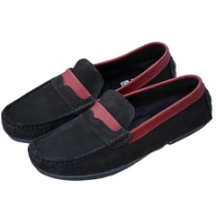 GENERICO - Calzado Mocasin Cuero color NEGRO