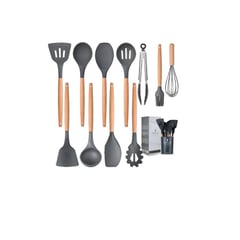 GENERICO - Set 12 Utensilios De Cocina Silicona Resistente