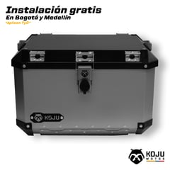 KOJU - Maletero en aluminio para moto-47L tono ALUMINIO marca