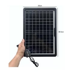 GENERICO - Panel Solar Portátil 15w Para Baterías Y Dispositivos 12v