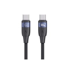 USAMS - Cable Tipo C a Tipo C PD 100W 120 cm Negro