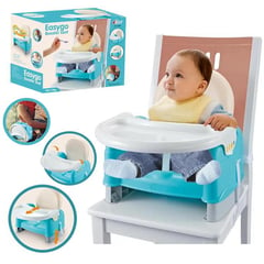 GENERICO - Silla Comedor Para Bebe Bandeja Extraible 2 En 1-AZUL