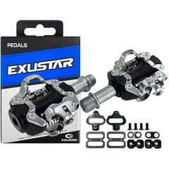 EXUSTAR - Pedales Ruta Pm-213 Aluminio Ciclismo