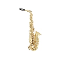 CONDUCTOR - Saxofon alto brahner M1105 dorado con estuche.