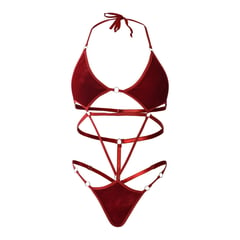 ELECTRIK LINGERIE - Body Diamante - Brillante Seducción - Terciopelo