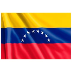 GENERICO - Bandera Venezuela Tricolor 150x90cm Exterior Grande