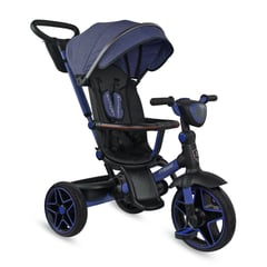 PRINSEL - Triciclo Paseador 360 Reclinable Explorer Azul