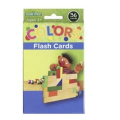 PLAZA SESAMO - Flash Cards Colores Ingles Niños aprendizaje