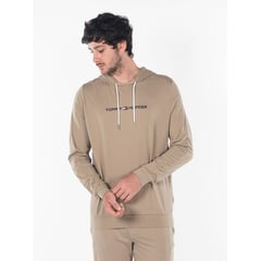 TOMMY HILFIGER - Buzo Beige De Pijama Para Hombre