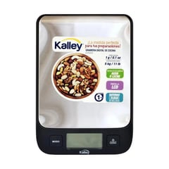 KALLEY - Gramera Para Cocina 5Kg11Lb Plateado