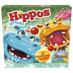 HASBRO GAMING - Juego de Mesa Hippos Glotones