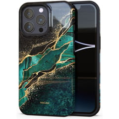 ARTSCASE - Estuche Funda Protector para iPhone 15 Pro Max Emerald Pool