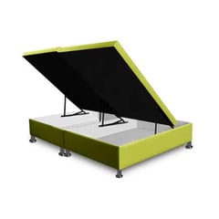 MAGIC CLASS - CAMA BAUL DIVIDIDA 140X190 ECOCUERO VERDE