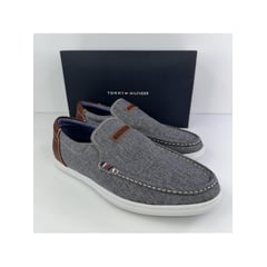 TOMMY HILFIGER - Zapatos Sin Cordones Para Hombre Gris