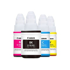 CANON - Tinta GI190 para impresoras G1100 G2100 G3100 G3110 G4100 KITX4