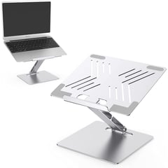GENERICO - Base Soporte Ajustable Pc Portátil Laptop Ergonómic Aluminio