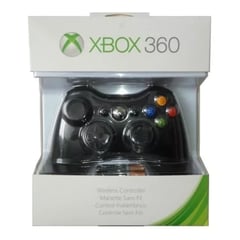 GENERICO - Control Para Xbox 360 Negro inalámbrico Nuevo