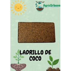 GENERICO - Ladrillo de Coco Sustrato Compacto Seco Deshidratado Expande