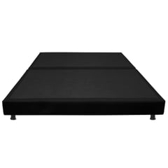 DORMILANDIA - Base cama dividida negra queen 160x190