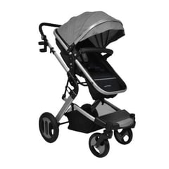 HAPPY BABY - Coche Moises Wow Bebe Gris