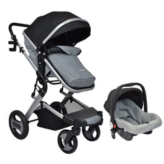 HAPPY BABY - Coche Moises Wow Ts Bebe Negro