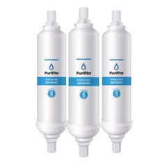 COREAQUA - Filtro De Agua Para Nevera LG Adq73693901 Set X3