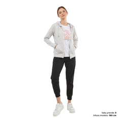 TOTTO - Buzo Hoodie Con Capota y Cremallera Para Mujer M Mout