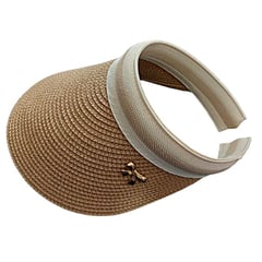 GENERICO - Visera Mujer Sombrero Dama Ancha Playa Sol Viaje Ajustable