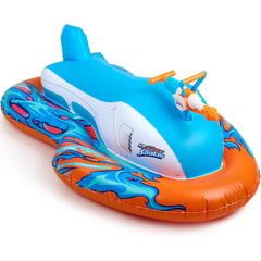 NERF NIÑAS - Inflable Ride On Lanzador De agua Nerf Storm Force