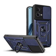 GENERICO - Funda Case Protector Cámara Con Slider Compatible Oppo Reno 7 4G Azul