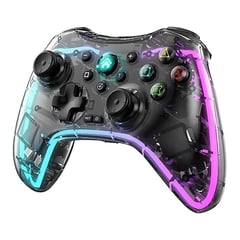 GENERICO - Control Gamer Inalámbrico Rgb Gamepad Futurista Lh-3