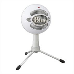 BLUE - Micrófono USB para Streaming Grabación Snowball - Blanco