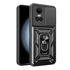 GENERICO - Estuche Protector Cámara Slider Compatible Oppo Reno 10 Y 10 Pro Negro