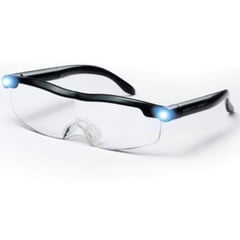 GENERICO - Gafas de lectura con lupa y luz led recargable accesorio lectura FK23D-60