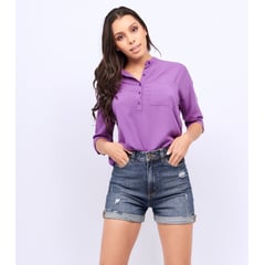 UNSER - Blusa Para Mujer Camisera Manga Larga