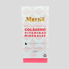 MUST - Café enriquecido con Colágeno 9 vitaminas y 3 minerales X 360g