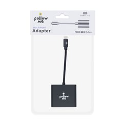 GENERICO - Adaptador USB C 3 en 1 USB HDMI USB-C Follow Me