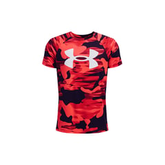 UNDER ARMOUR - Camiseta Niño TECH BL PRINTED S Rojo