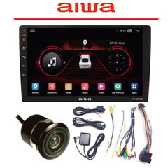 AIWA - Radio Carro Android Pantalla 9'' 2 + 32 GB Carplay Inalambrico